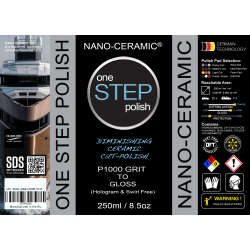 Etiket One Step 1000grit 250ml