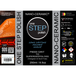 Etiket One Step 8000grit 250ml